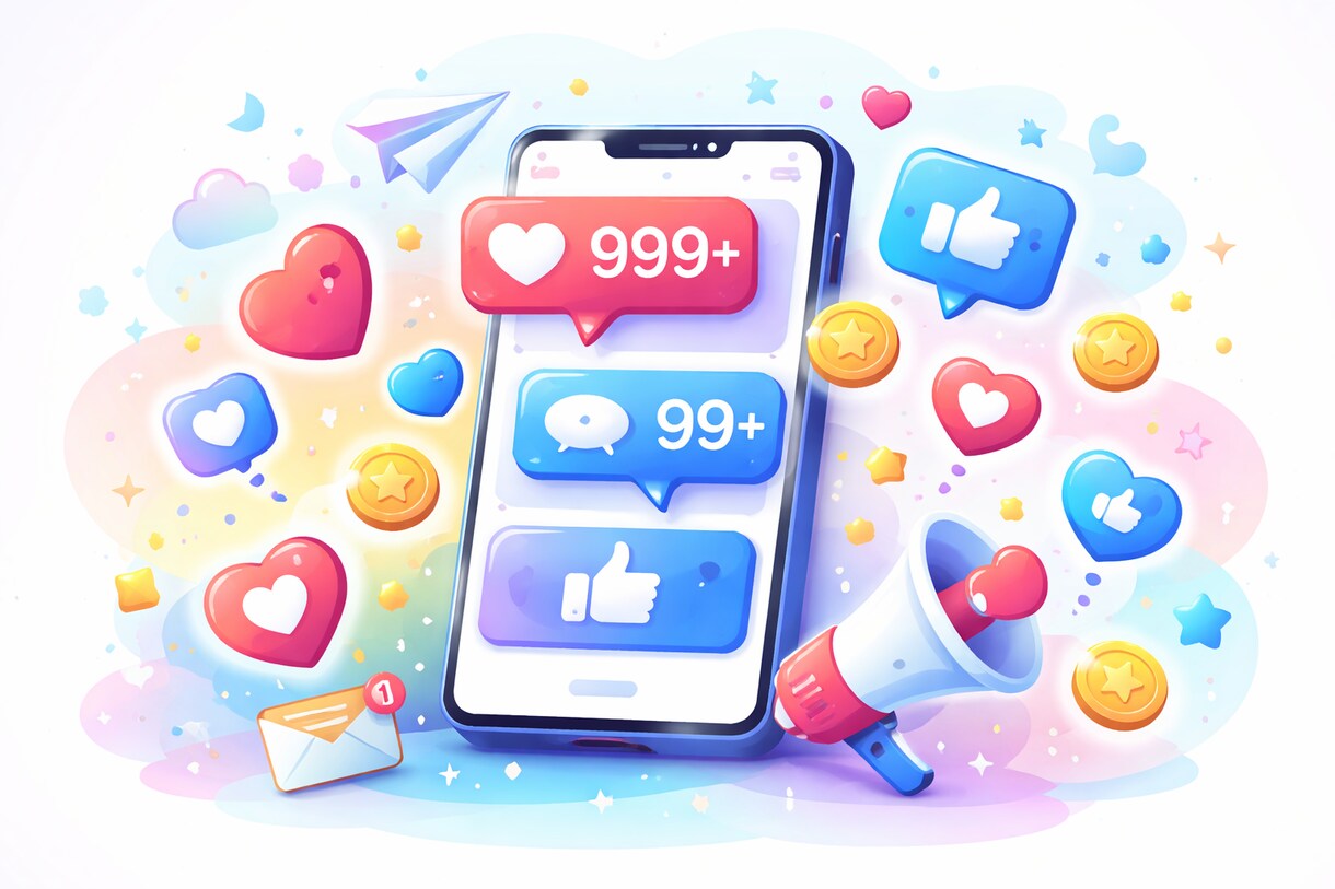 SNSのいいね・フォロー・コメント代行します コミュニケーションでSNSを伸ばそう！ イメージ1