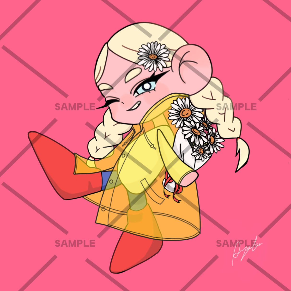 カートゥーン風ポップイラスト制作いたします ✨️期間限定モニター価格✨️かわいいイラストをお手頃価格で★ イメージ1