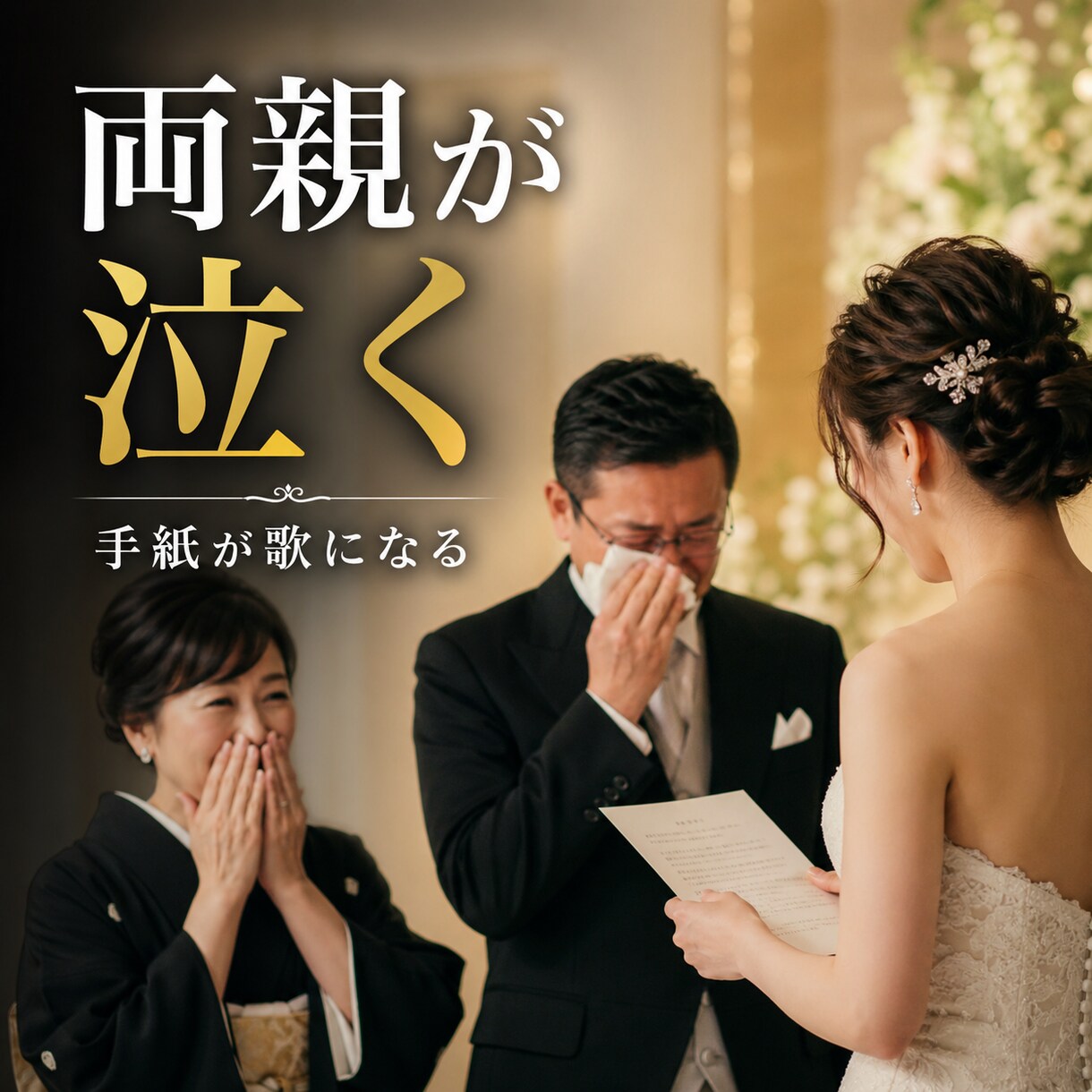 両親への手紙を朗読する際のBGMを作ります 大切な言葉を遮らず、心に深く染み入る繊細で優しいピアノの音色 イメージ1