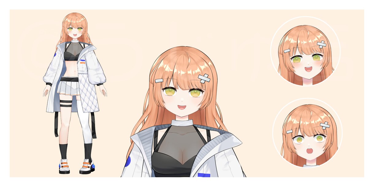 キャラクターデザインからモデリングまで致します あなたもvtuberになりませんか？ イメージ2