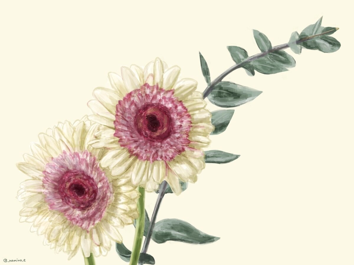 思い出のお花、植物をイラスト化します いつか枯れてしまう花、植物をイラスト化して残しませんか? イメージ4