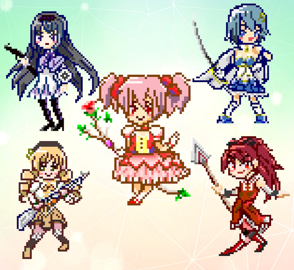 お得な４セット★ドット絵イラストを作成します ゲームやアイコンに最適！魅力的なドット絵キャラをお届けします イメージ1