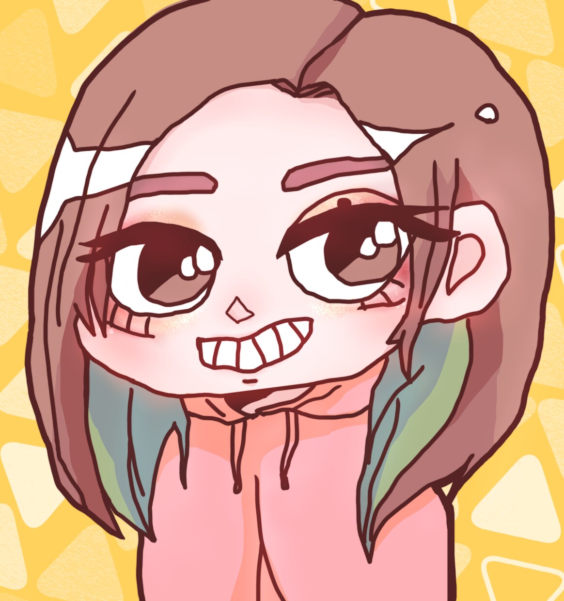 ポップでキャッチーな似顔絵描きます SNSのアイコンにも贈り物にも使いやすい気軽な似顔絵です イメージ5