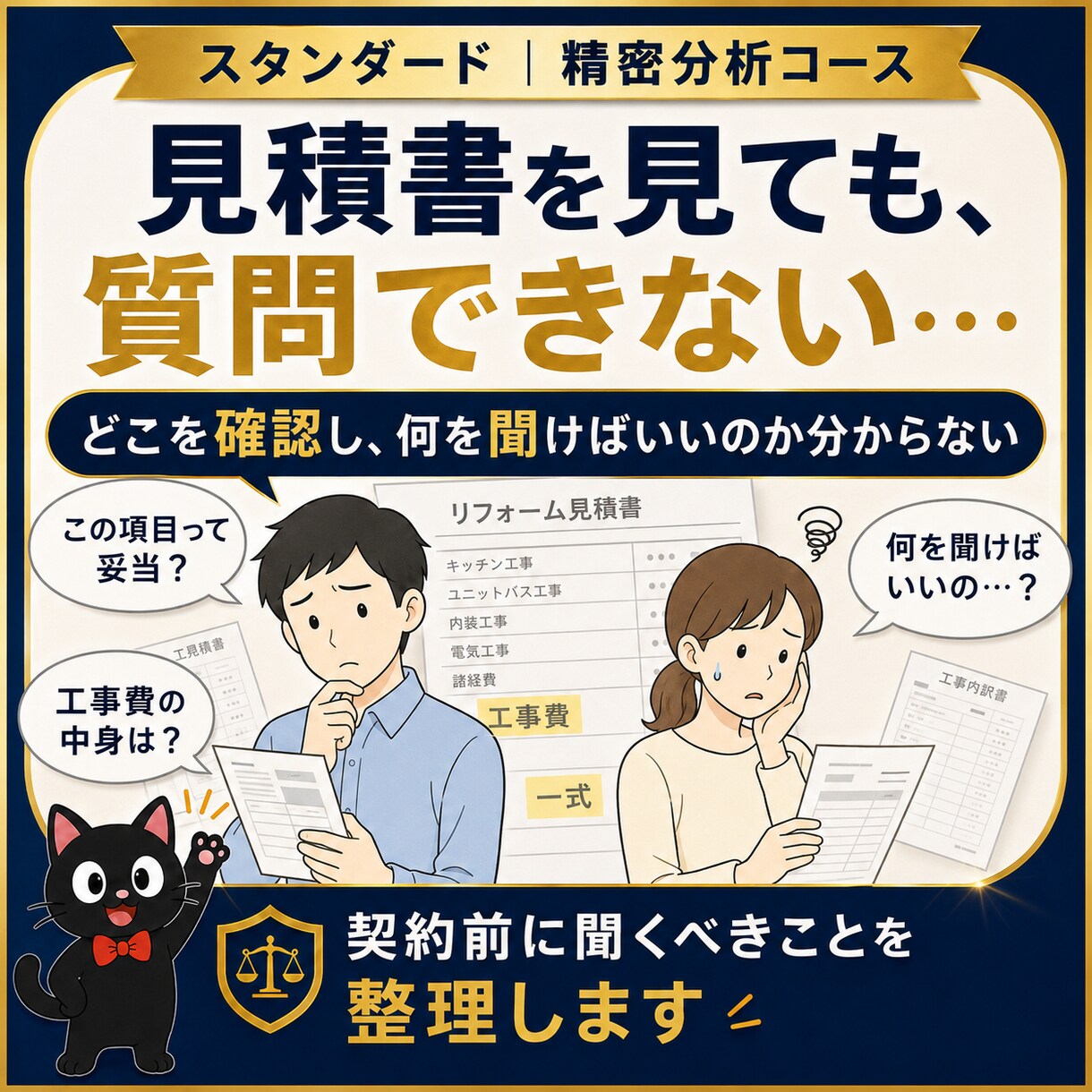 水回りリフォーム見積を精密分析します 【スタンダードプラン：精密分析コース】 イメージ2