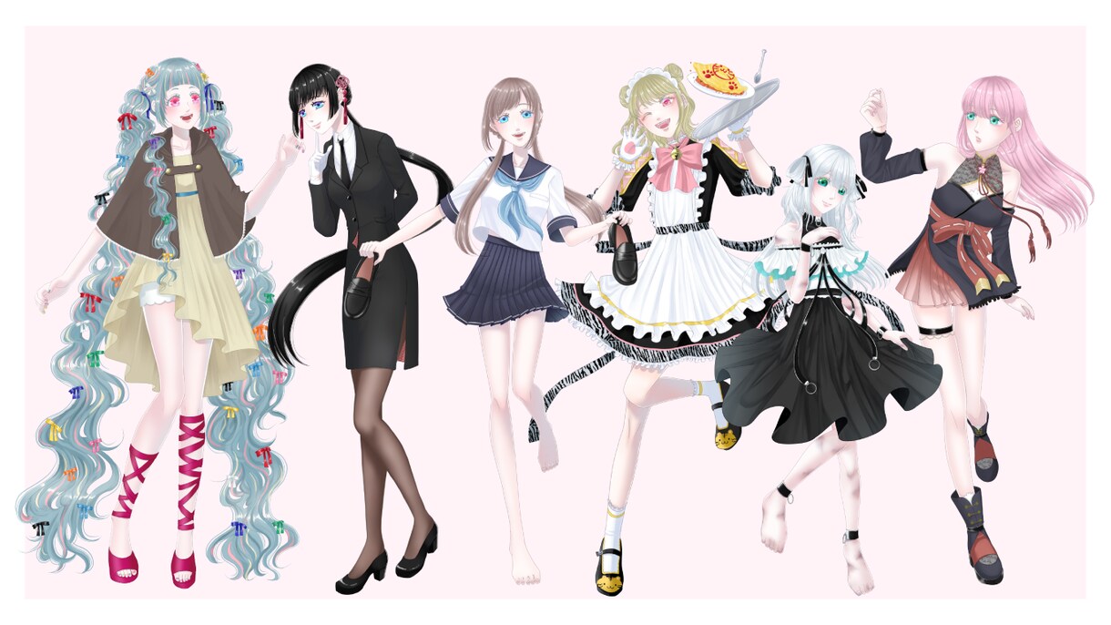 歌ってみた・スチルに使用できるイラストを制作します シナリオのスチルや歌ってみたに使用可能！ イメージ4