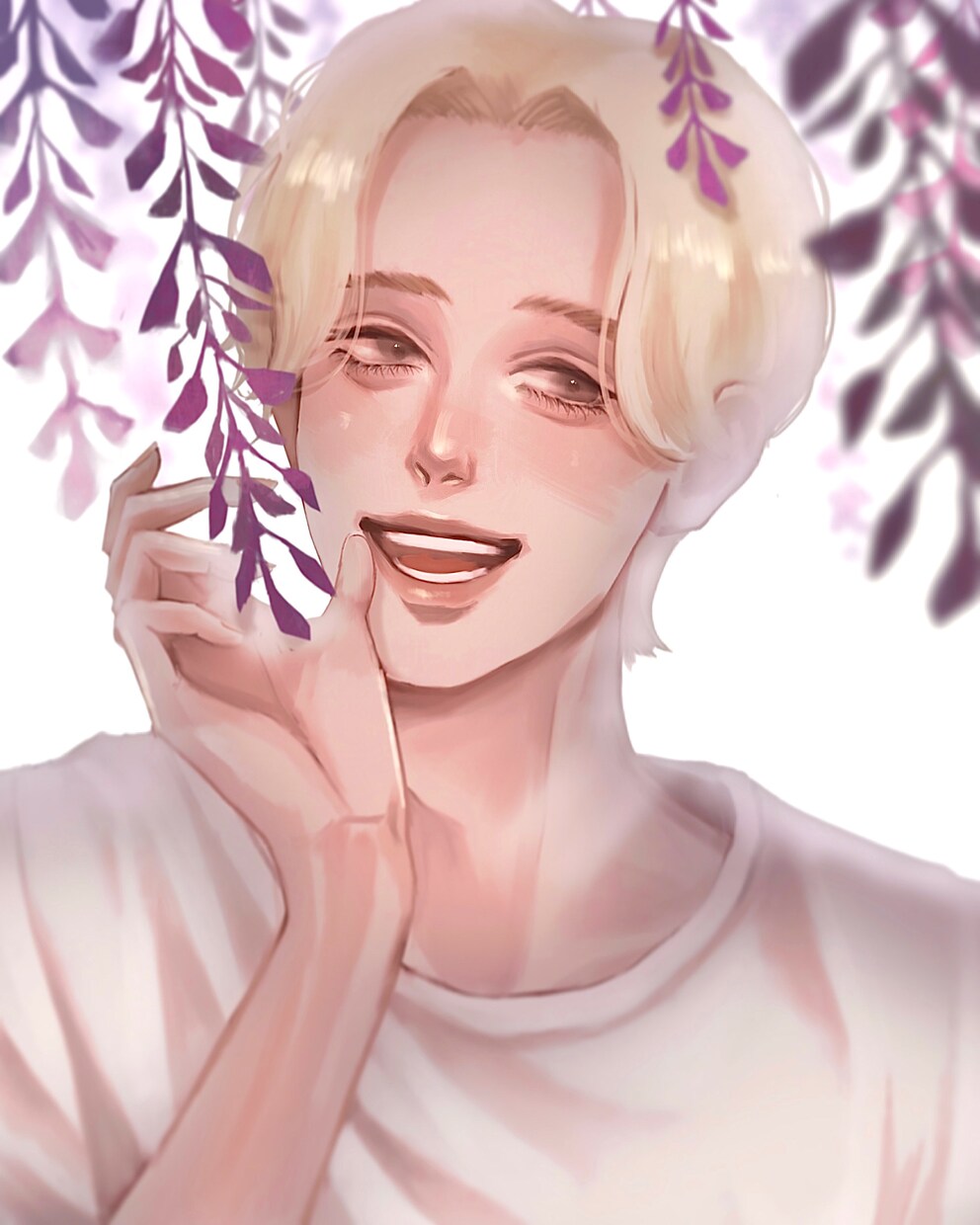 儚げなリアルテイストのイラスト描きます SNSのアイコン、似顔絵等のご依頼受けております。 イメージ4