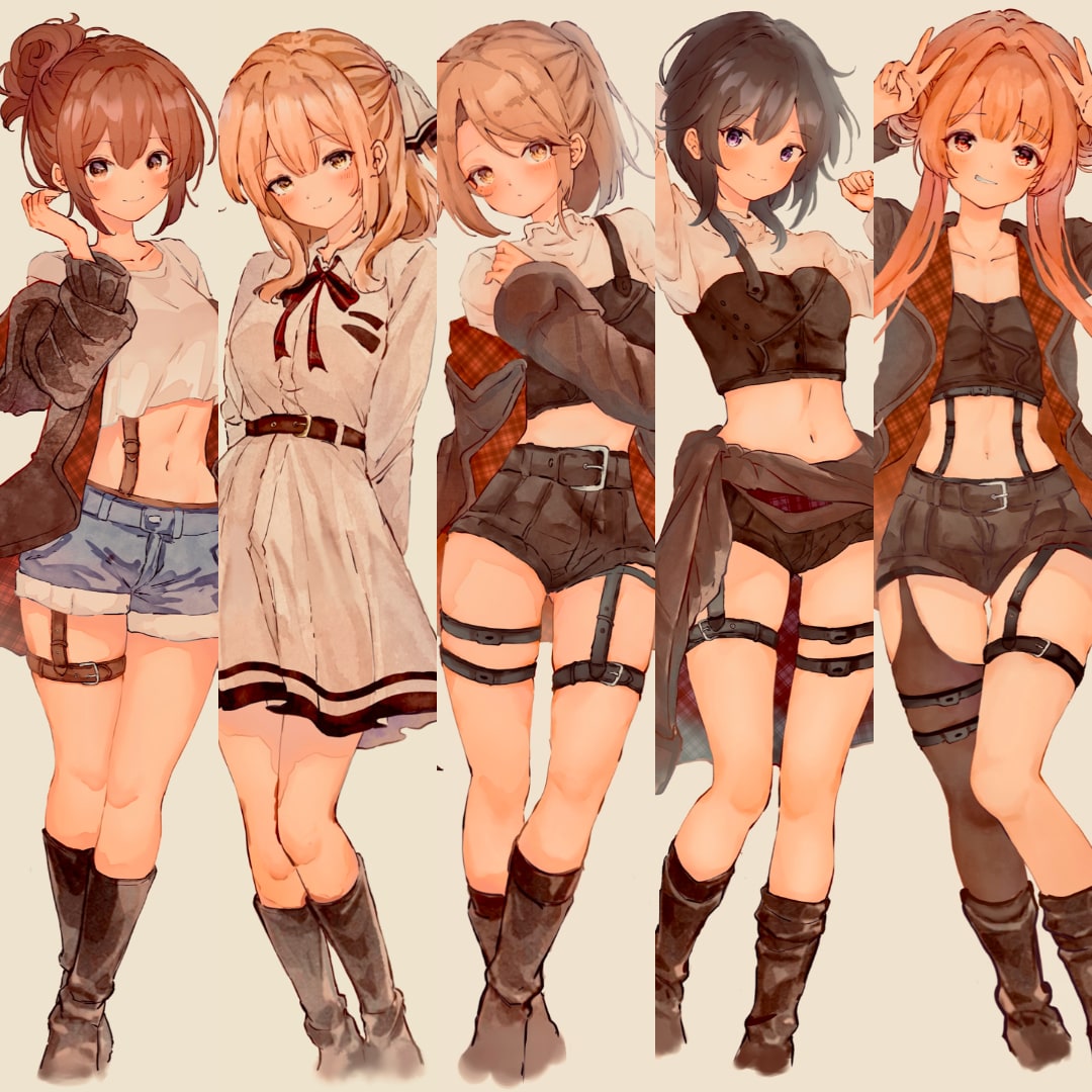 商業利用可 イラスト制作いたします 可愛いおんなのこのイラストをおつくりいたします＞＜ イメージ1
