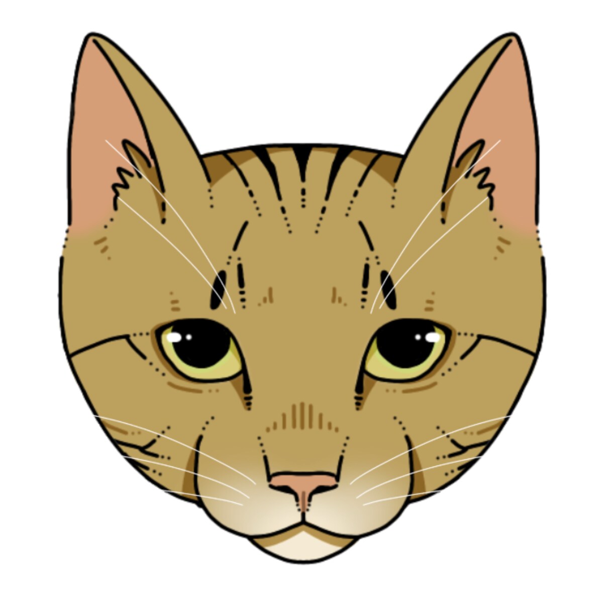 わんちゃん猫ちゃんをリアルタッチでイラストにします ペットのリアルタッチイラスト化 イメージ5