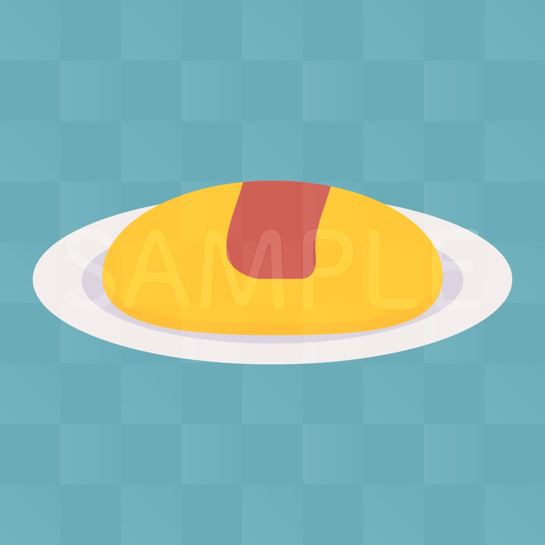 シンプルでオシャレな食べ物イラストを描きます WEBデザインやブログのサムネに使いやすいフラットデザイン イメージ8