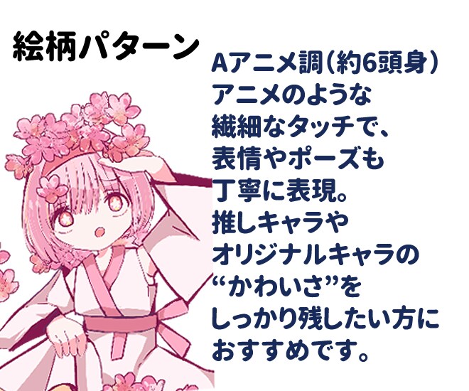 可愛い絵柄のキャラクターイラストを作成します 可愛い画風であなたの子を描きます！ イメージ3