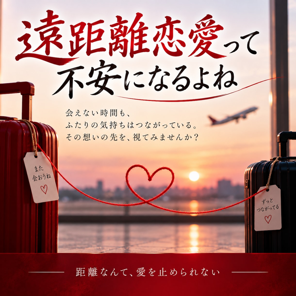 遠距離恋愛って不安になるよね。不安を捨てます 何かしらの不安。それって必要?必要なくない?じゃ捨てようよ。 イメージ1