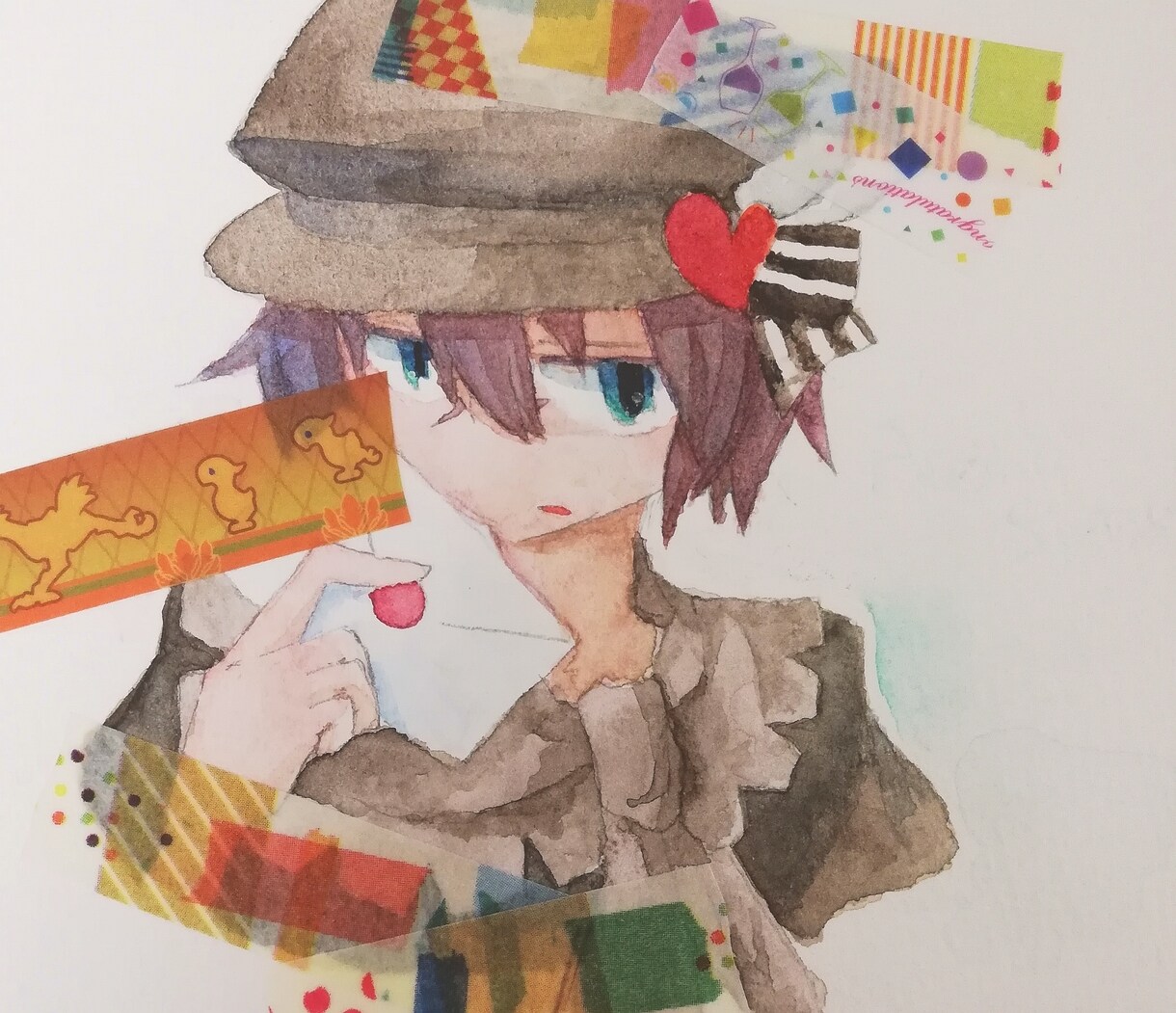 透明水彩のアイコンイラストお描きします ふわっとしたやさしいイラスト描きます！ イメージ1