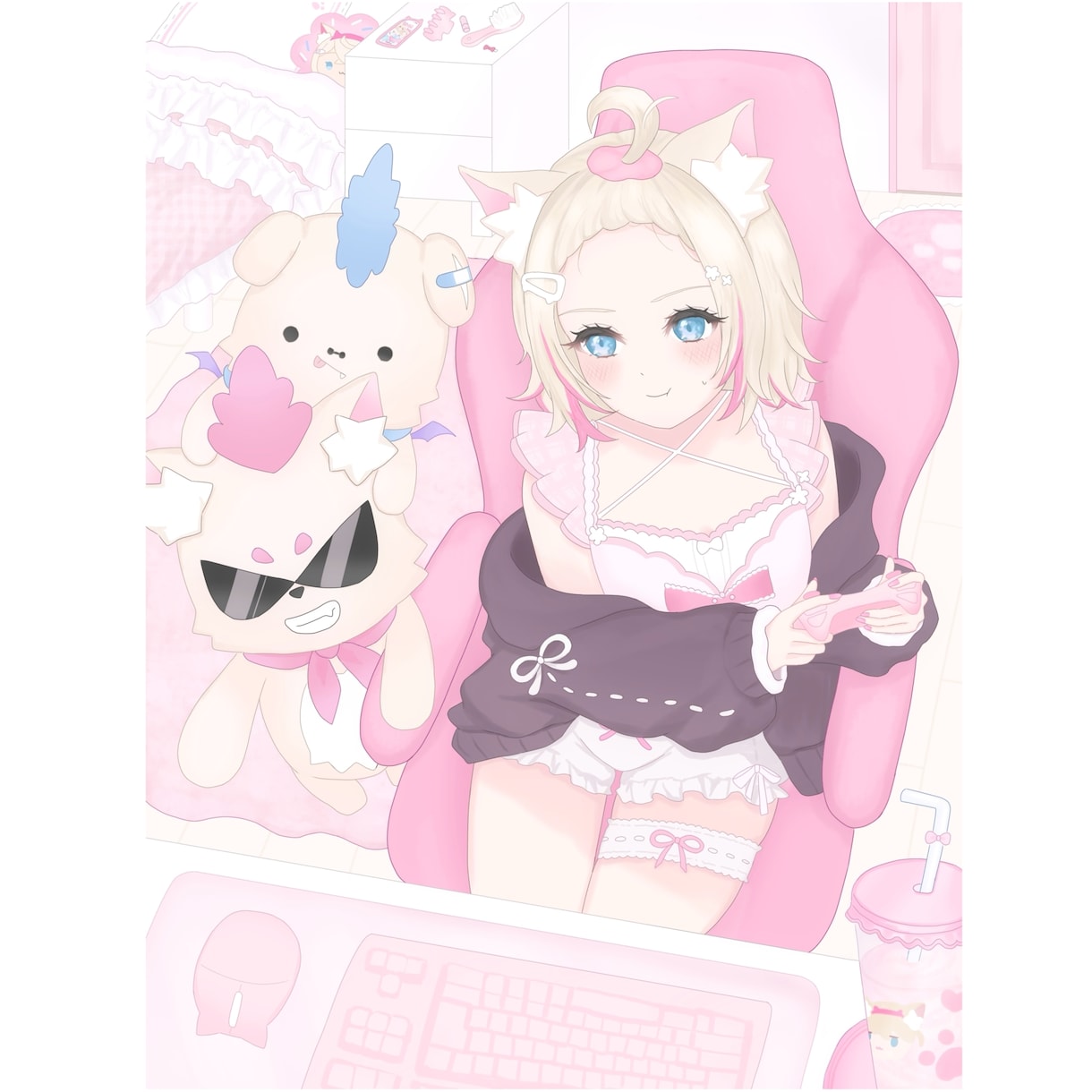 商用利用無料！可愛いイラストをお描きします 背景なし1万円以下/背景あり2万円以下 イメージ1