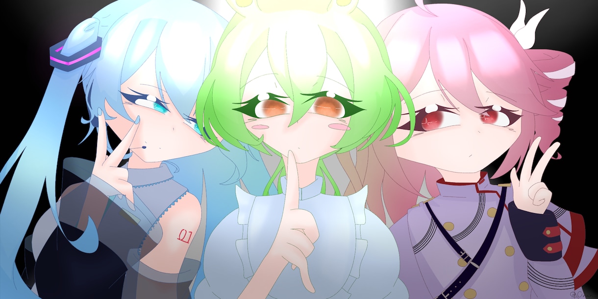 依頼絵描きます 収益の1部はサーバー維持費にまわります イメージ1