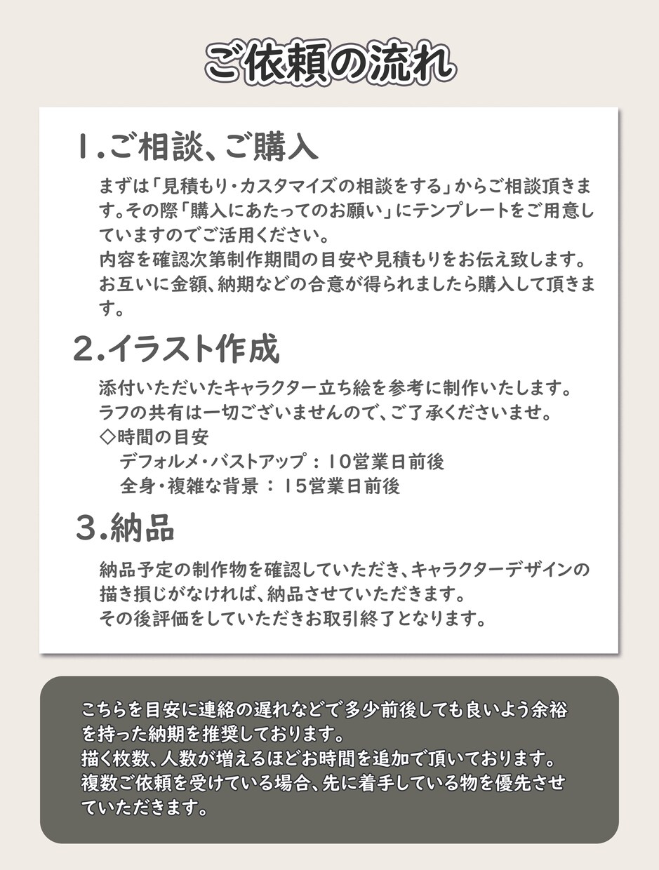 完全おまかせでキャラクターイラスト制作いたします ラフ＆修正なしの変わりに安価なイラストサービスです！ イメージ2