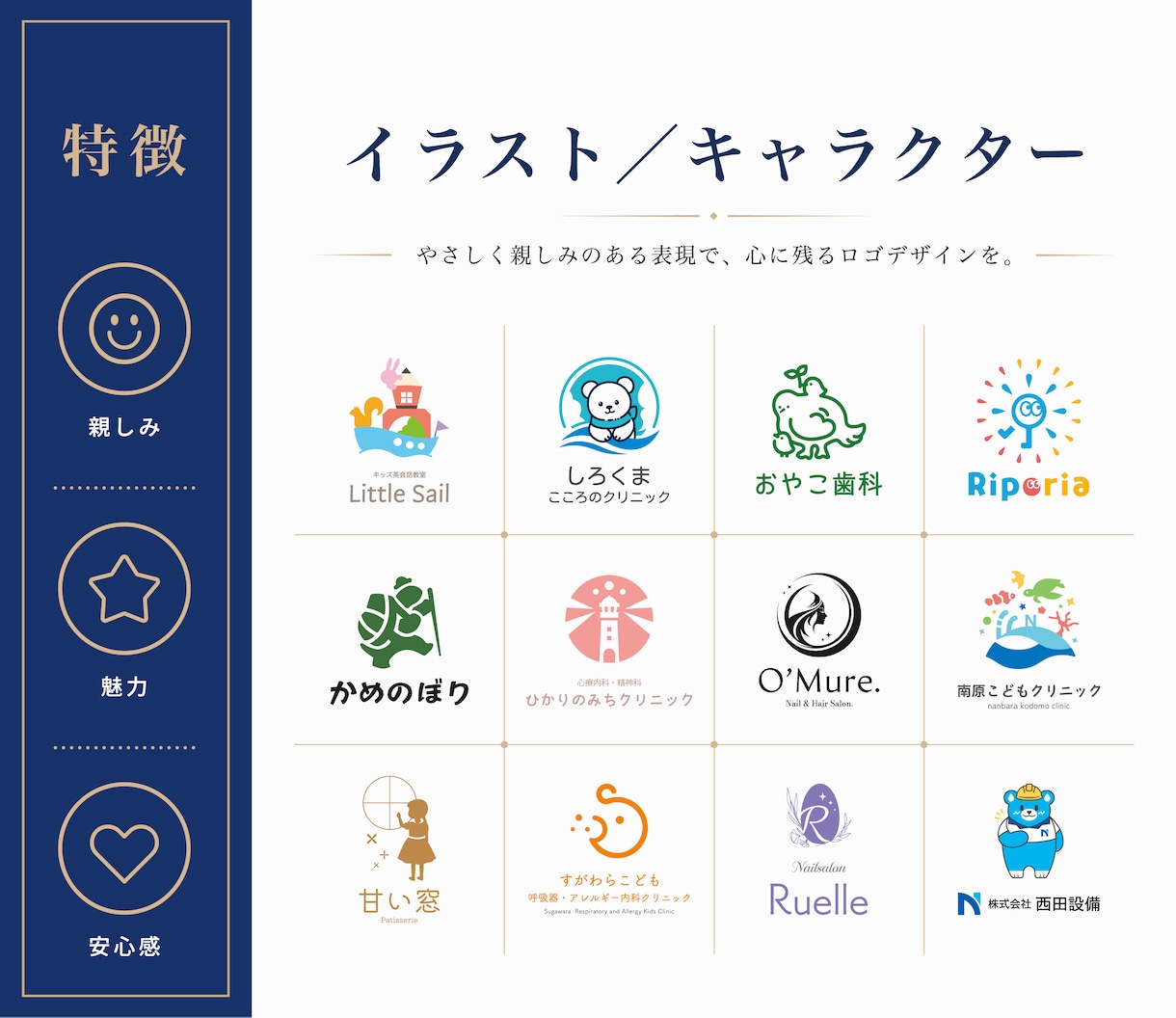 ぬくもりと意味を込めて。丁寧にロゴ作成いたします ご依頼が初めてでも、納品まで丁寧にサポートいたします。 イメージ6