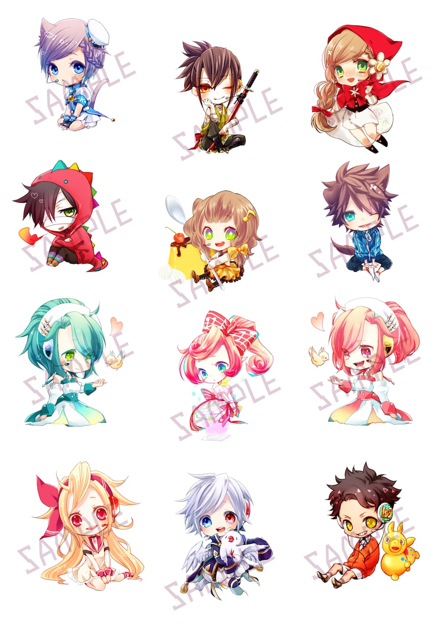 かわいいミニキャラのイラスト描きます SNS・動画素材・プライズ品に！ イメージ3