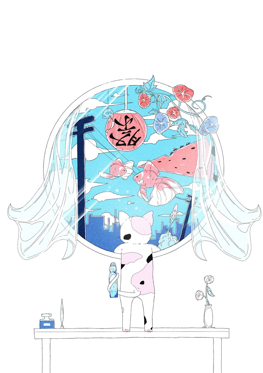 ジャケ写、MVにも！爽やかイラスト描きます SNS１万人超！売れるMVや表紙、ジャケ写何でも対応します イメージ3