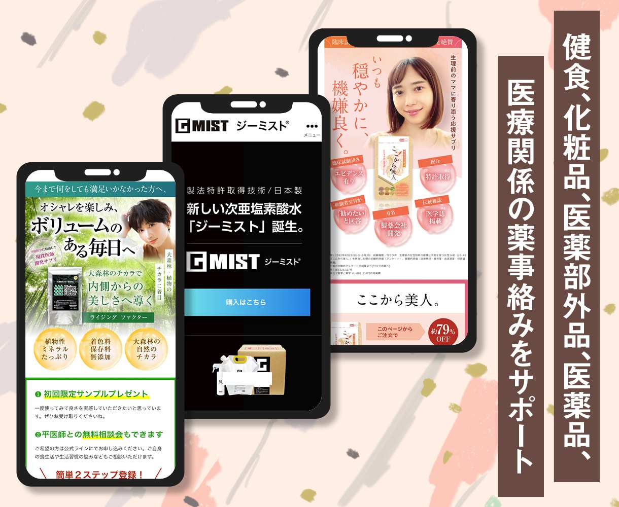ターゲット層のニーズに的確に応えるLPを制作します あらゆるチャネルに対応し、ユーザーに刺さりやすいLPを制作 イメージ2