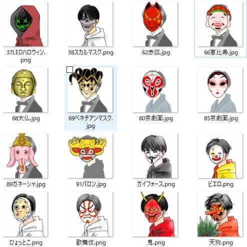手書き風アイコン作成いたします ご希望に沿ったイメージで対応します イメージ2