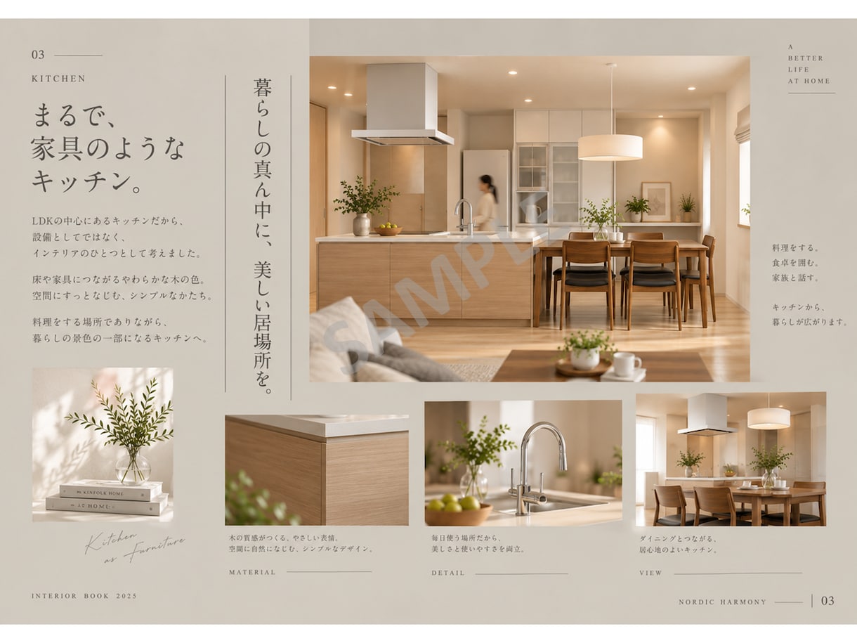 必要な案件だけIC業務をお引き受けします 住宅の素材・カラー選定から提案資料まで対応 イメージ7