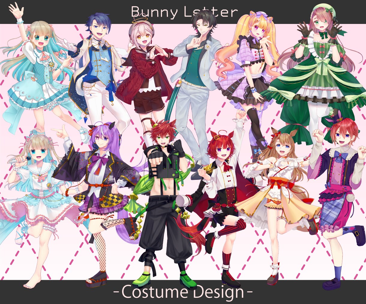 表情豊かな高可動域2DVtuberモデル作ります Vtuber業界活動４年目の絵師とモデラーのタッグで制作！ イメージ3