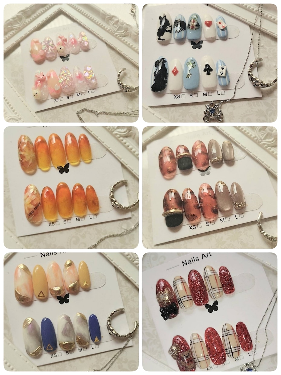 お試し価格でお好きなデザインお作り致します あなたにぴったりなサイズでネイルチップ作成致します イメージ1