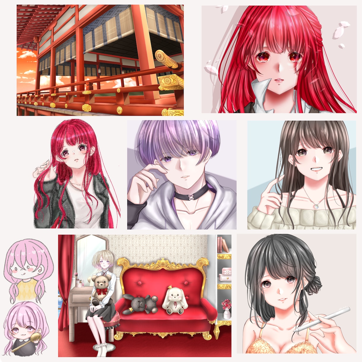 可愛い＆カッコイイオリジナルイラスト描きます 自分だけの特別なイラスト！満足していただけるものを描きます イメージ1