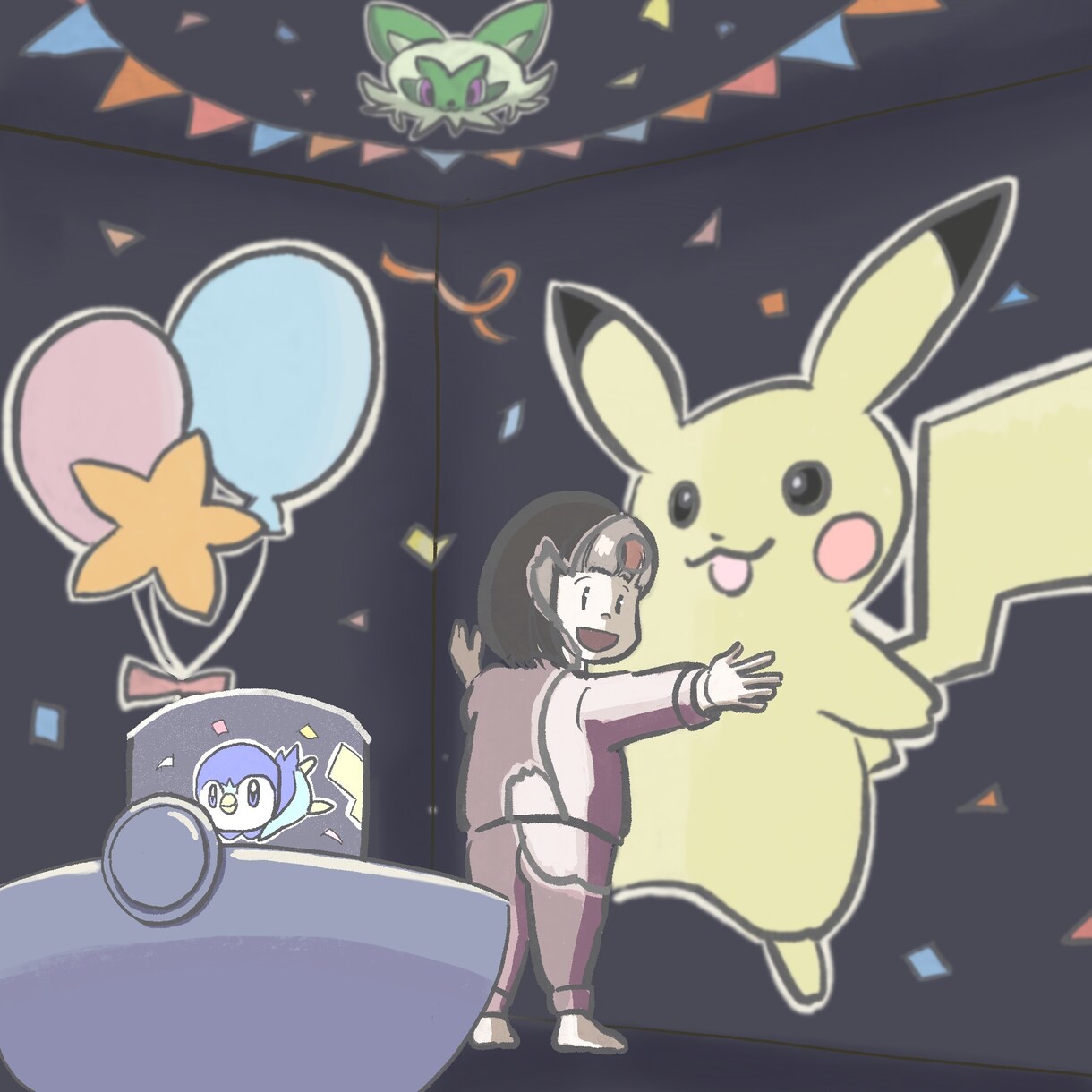 人物・動物+背景の１枚イラストを作成いたします お客様らしさを作品に取り入れ、あなただけの1枚にします イメージ6