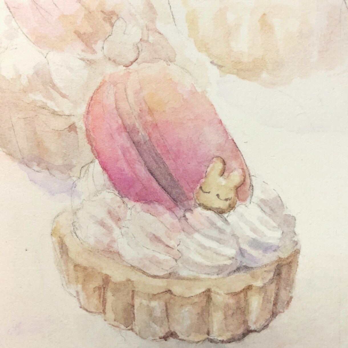 SNSアイコンなどミニイラスト描きます 可愛いと綺麗を中心に、透明水彩で。 イメージ3