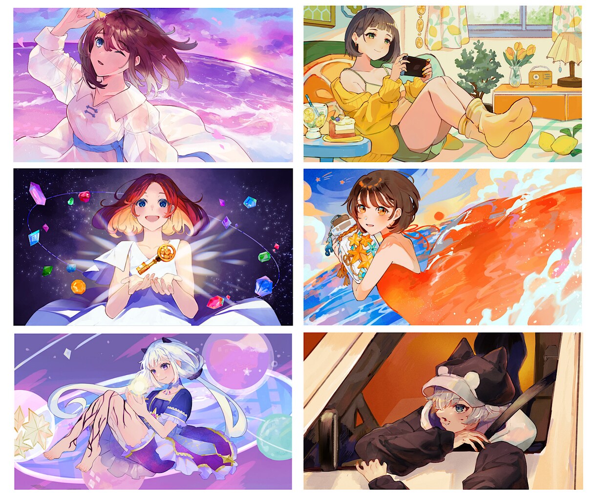 商用◎優しく温かな世界観が好きな貴方へお描きします 配信/Vtuber/MV/歌ってみた/立ち絵/アイコンなど イメージ2