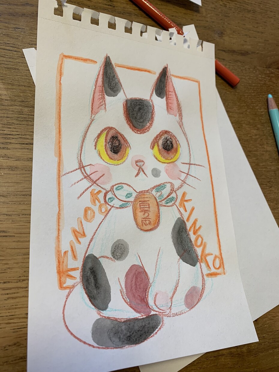 デフォルメ猫ちゃんイラスト描きますニャ！ます 世界でひとつしかないアナログイラストを描きます。 イメージ5