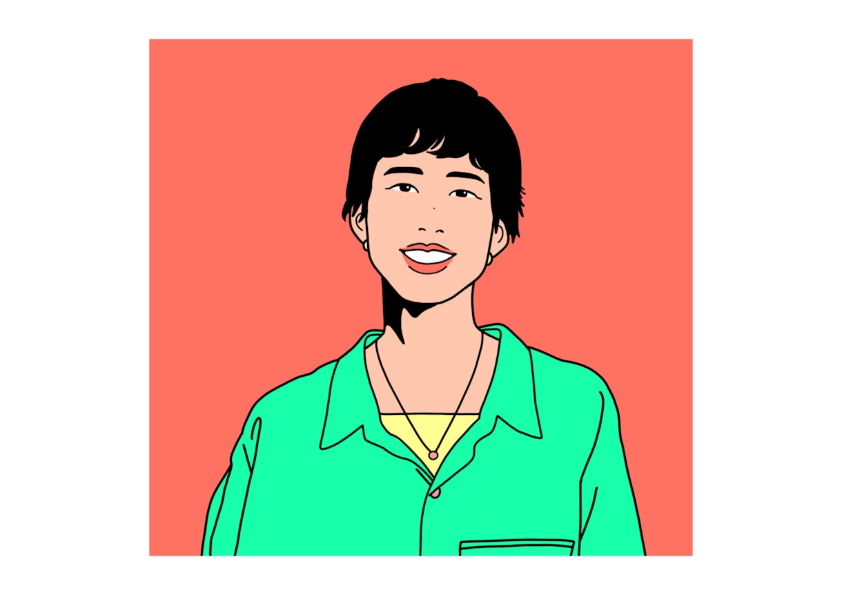 明るいカラーであなたらしい似顔絵を描きます 名刺やSNSのアイコンにも＊おしゃれなシンプル似顔絵 イメージ8