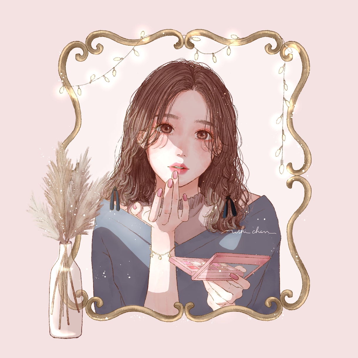 繊細で可愛い♡こだわりのアイコン等描きます アイコンの他、配信背景・商業用等、ご相談ください☺︎ イメージ4