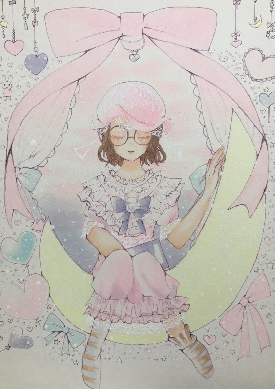 イラスト(夢絵、創作等)描かせて頂きます デフォルメ、等身大、夢絵、立ち絵も可です〇 イメージ7