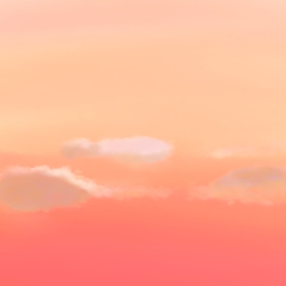 あなただけの水彩風の空のイラストを作成します お好きな色味やイメージから空を描きます イメージ5