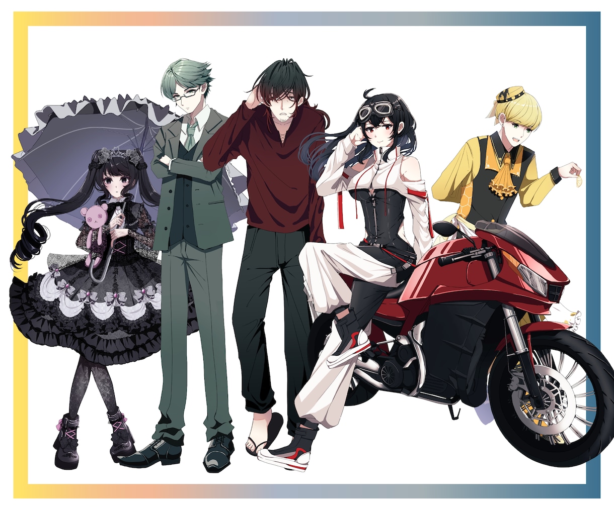 TRPG立ち絵制作します 魅力のある！映える！キャラクター制作 イメージ4