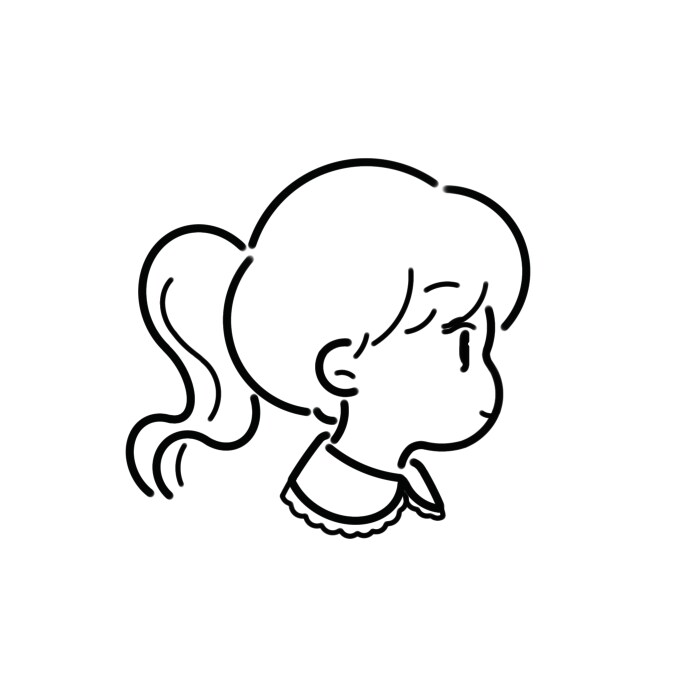 シンプルかわいい♡お手頃価格で似顔絵お描きします アイコン、ファーストカットアートにも！！◎ イメージ1