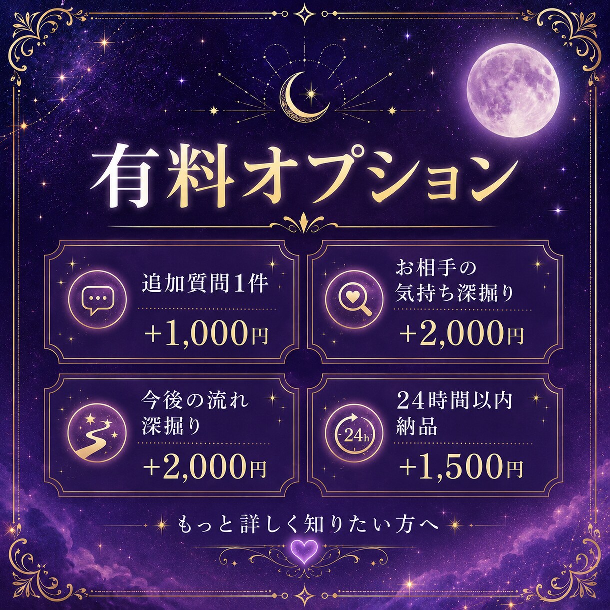 恋愛の不安をやさしく読み解き、鑑定書でお届けします 星の流れを読むように恋愛の不安と心の迷いをやさしく整理します イメージ4