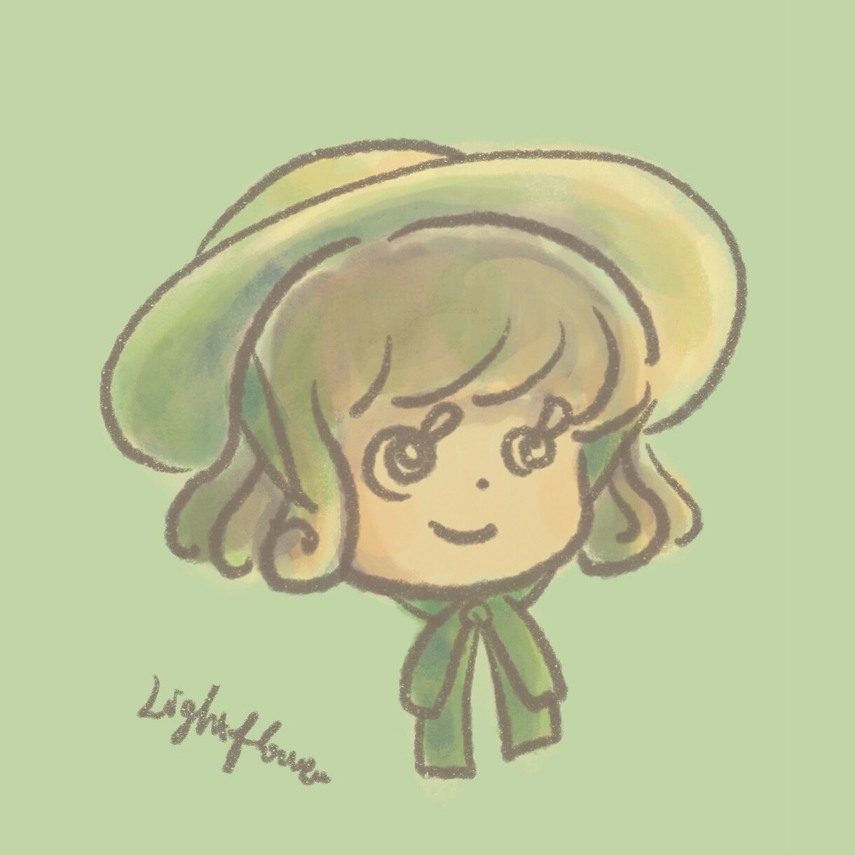 お花のようにやさしい雰囲気の女の子描きます 花や空の色を取り入れた色合いがこだわりです。 イメージ9