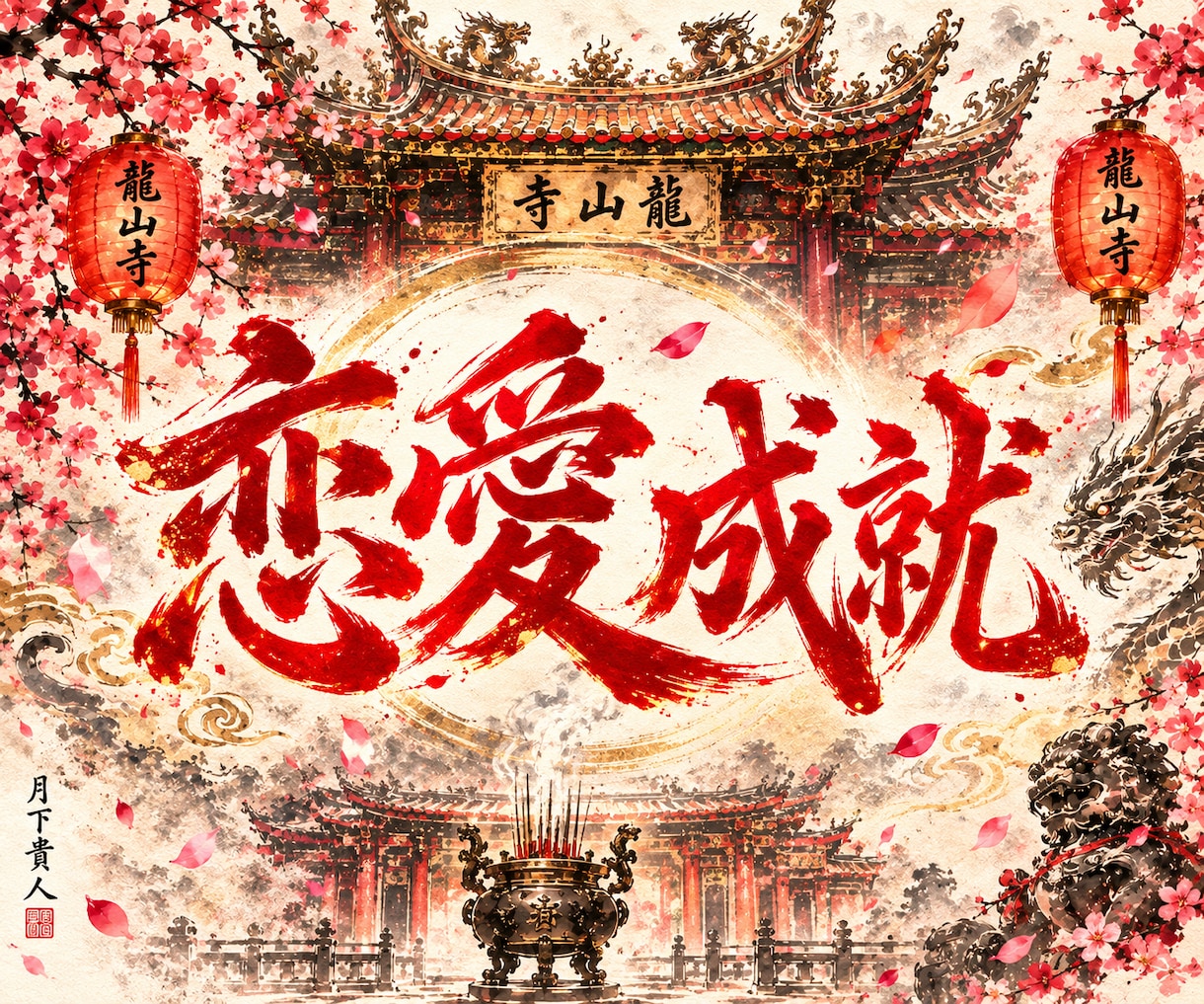 お試し✴︎龍山寺の祈霊 縁結び祈祷1日間を行います どうしても叶えたい想いがある貴方へ。徹底祈祷で縁を結ぶ イメージ4