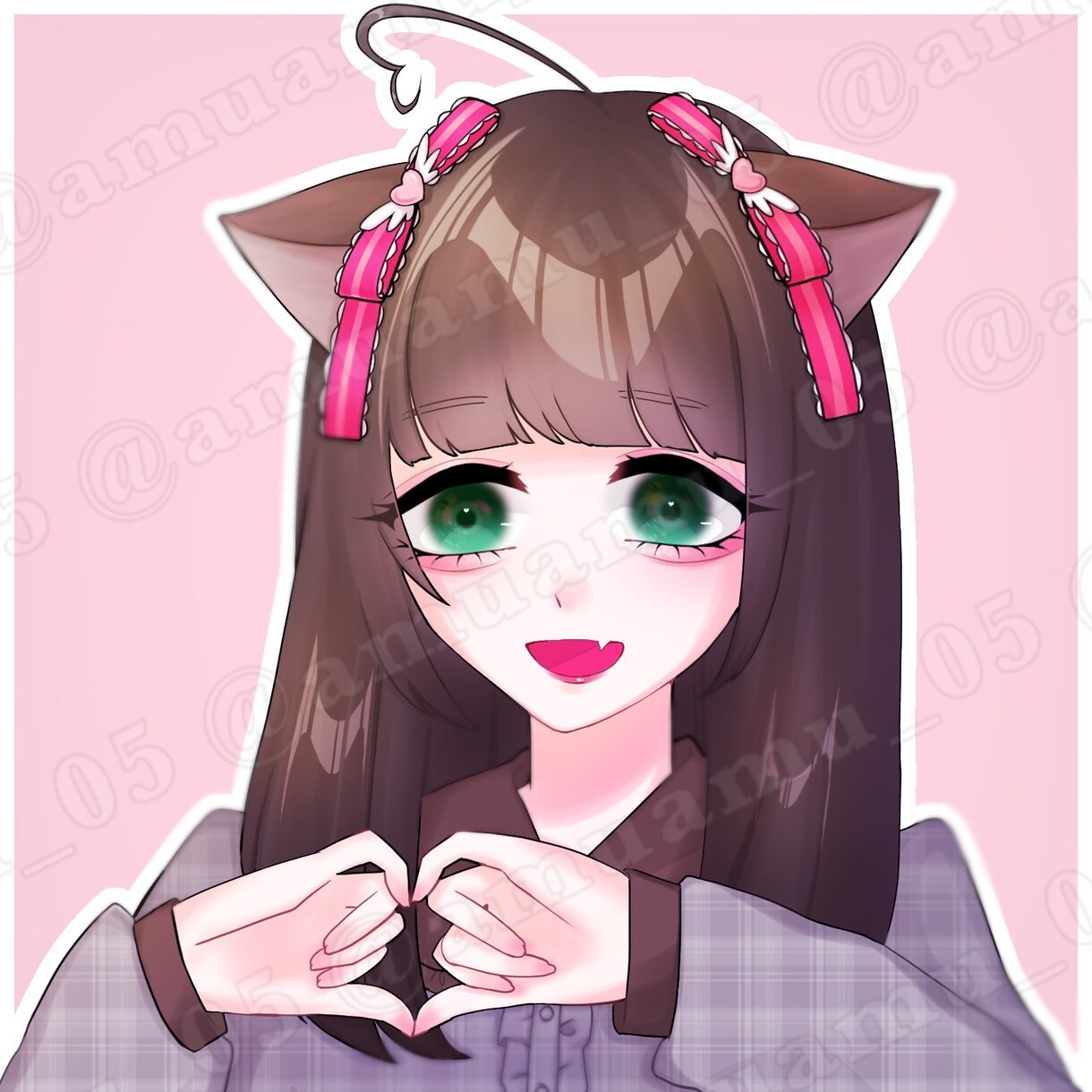 SNSのアイコン(バストアップ)を描きます snsアイコン向けの正方形イラスト描きます イメージ4