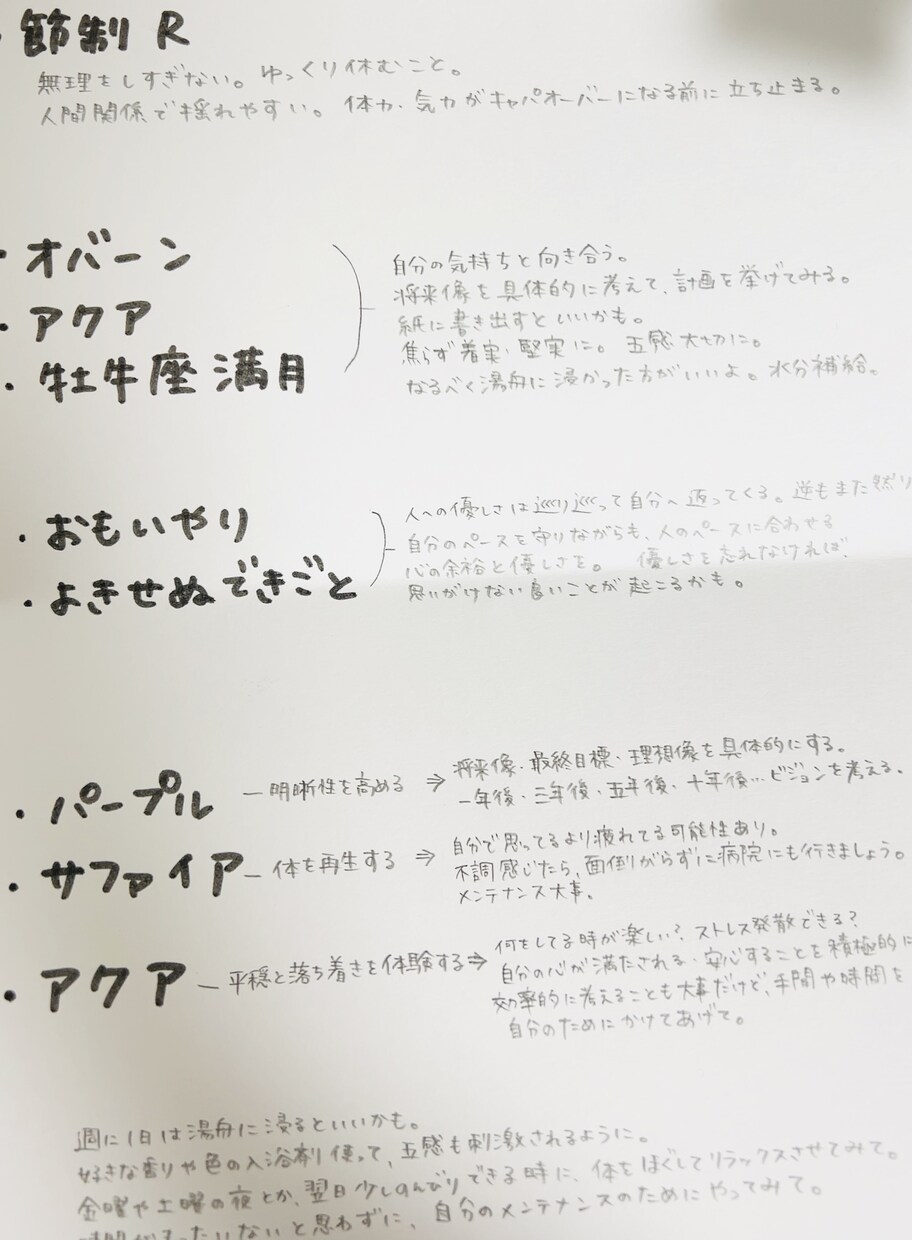 12ヶ月分の運勢予報をお伝えします 簡易運勢予報で一年間の流れをなんとなく事前把握しましょう⭐︎ イメージ6