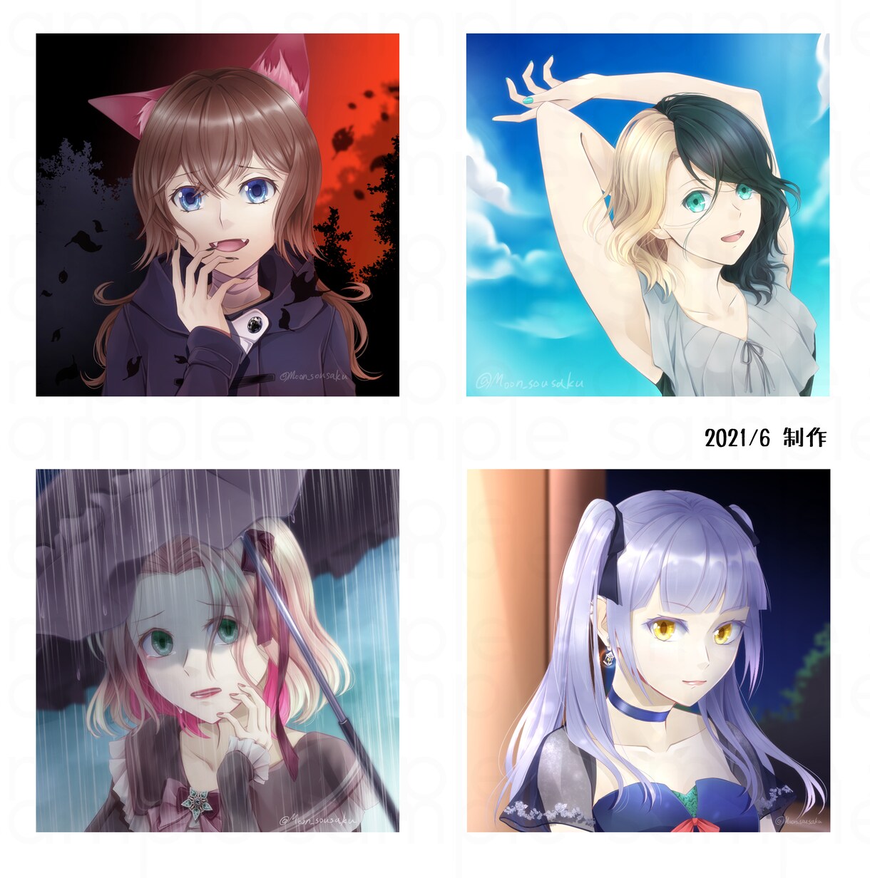 SNSなどで使えるアイコンイラスト描きます あなただけへの素敵なオリジナルを提供します イメージ2