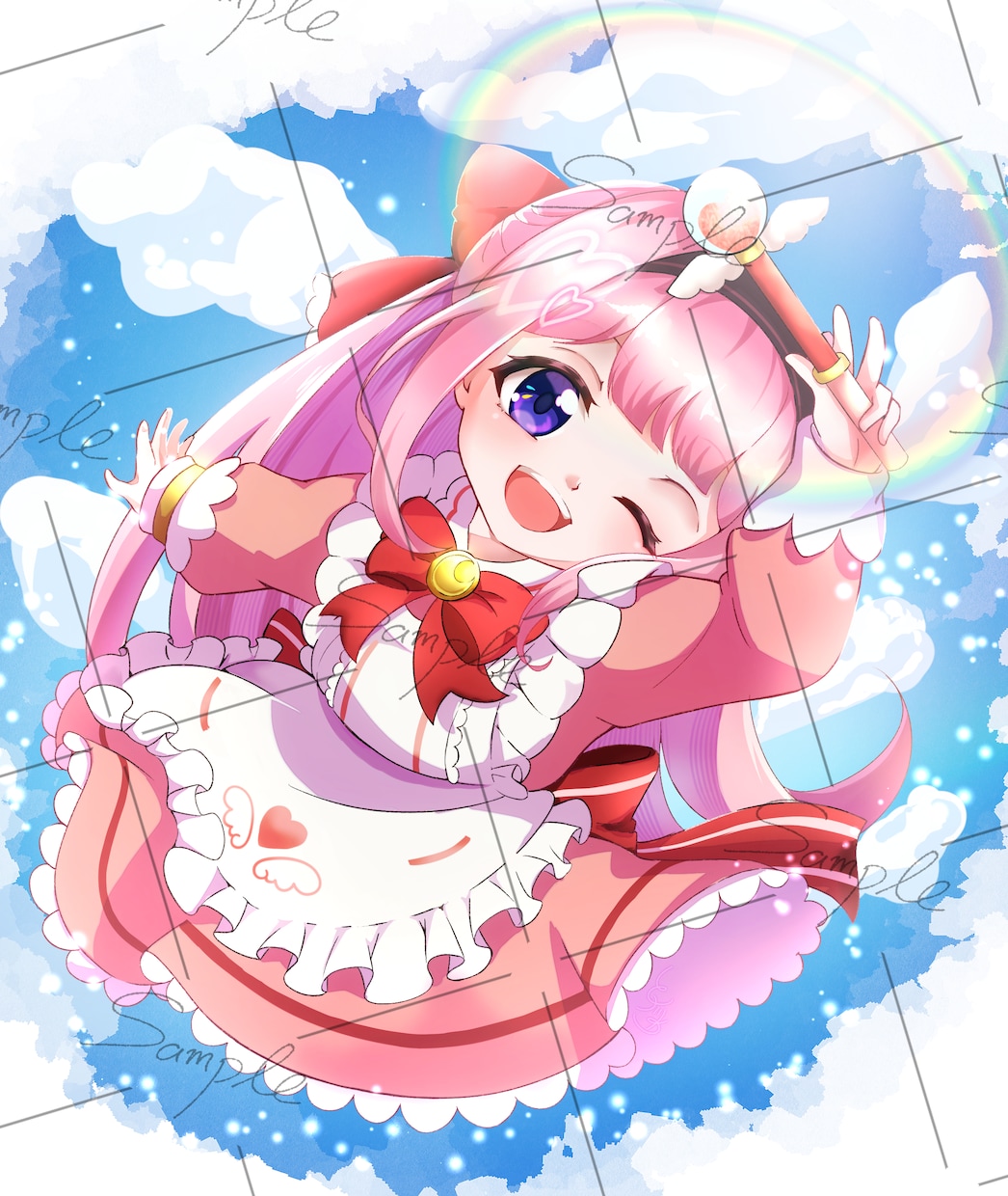 SNSアイコン・一枚絵をお描きします 【オリジナル限定！】引き込まれる瞳と透明感！ イメージ2