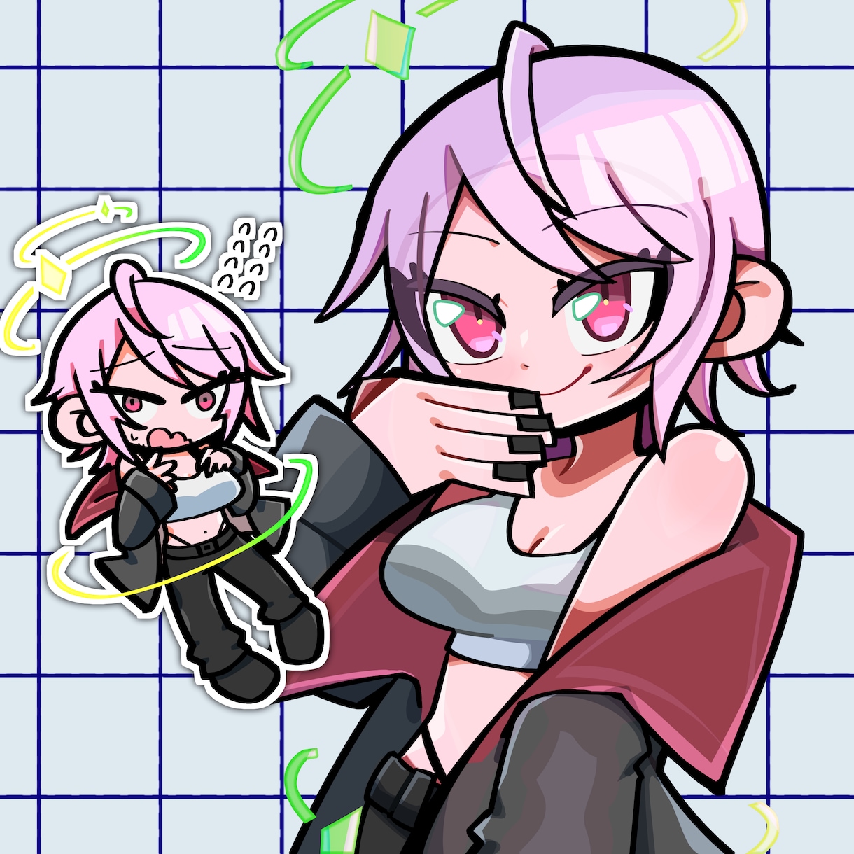 太線×ポップなデフォルメキャラ描きます 太線とぱきっとした色のポップなデフォルメイラストを制作します イメージ2