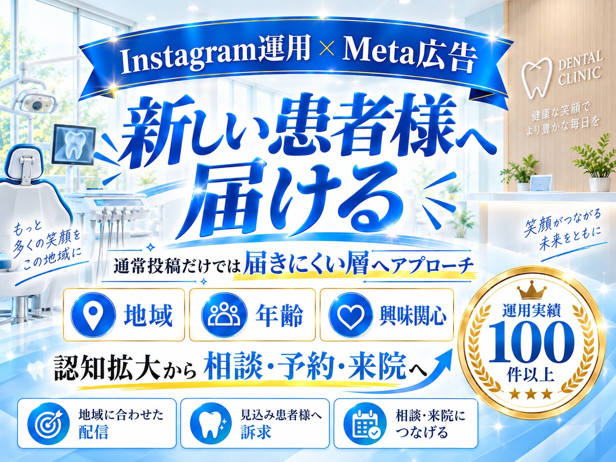 歯科医院に特化！インスタグラム運用をいたします 歯科医院の「集客」に強いInstagram運用 イメージ12