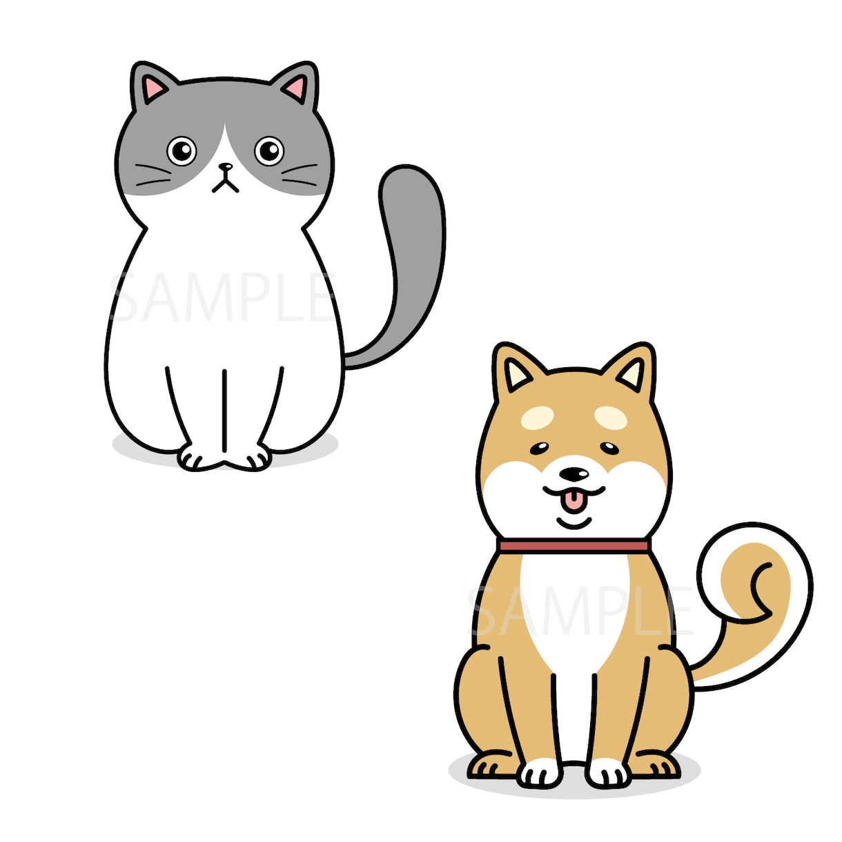 商用◎シンプルで使いやすいイラスト制作します ブログ・SNS・WEBの挿絵など様々なシーンでご利用可！ イメージ5
