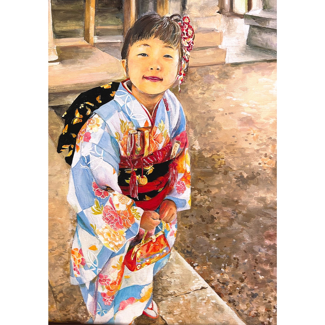 リアルで繊細✨美しい似顔絵を作成いたします 世界でたった一枚の似顔絵を作成します。大切な方のプレゼントに イメージ5