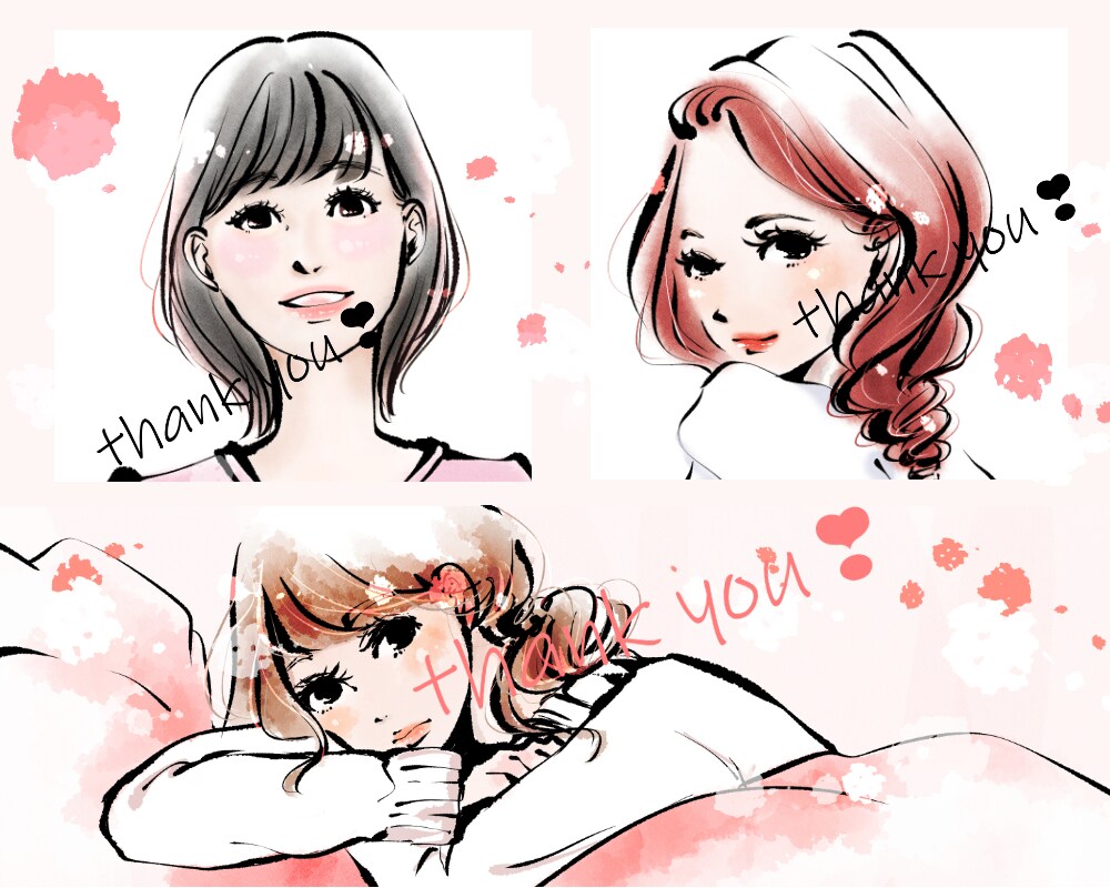 エモく可愛くかっこよくあなただけのイラスト描きます 似顔絵・アイコンにニュアンスをプラスして印象増し増し イメージ8